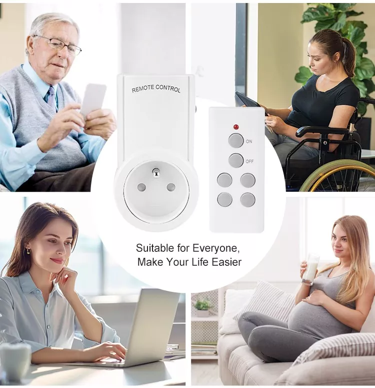 Smart Home Plug FR Remote Control Socket